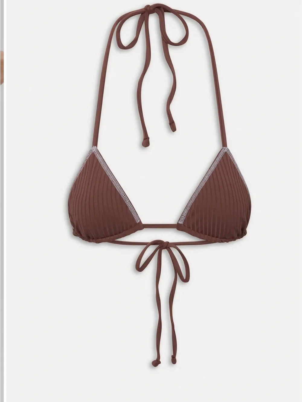 Frankie's Bikinis Nick top and Tia bottom in brown sugar